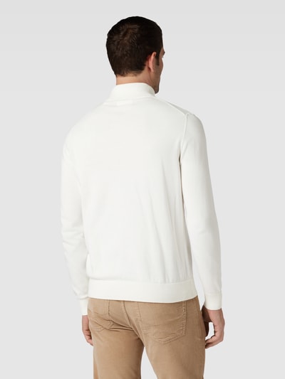 s.Oliver RED LABEL Rollkragenpullover mit Label-Detail Weiss 5