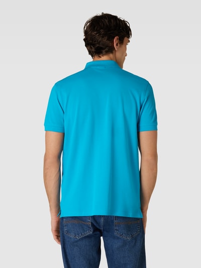 Christian Berg Men Slim fit poloshirt in effen design Turquoise - 5