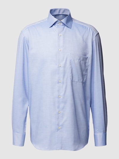Eterna Comfort fit zakelijk overhemd met kentkraag Bleu - 2