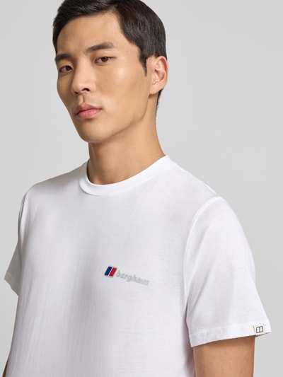 Berghaus T-Shirt mit Logo und Rundhalsausschnitt Weiss 3