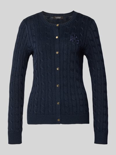 Lauren Ralph Lauren Cardigan mit Logo-Stickerei Marine 1