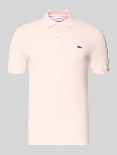 Lacoste Koszulka polo o kroju slim fit z czystej bawełny Jasnoróżowy 2