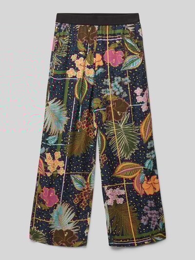 s.Oliver RED LABEL Spodnie szerokie o luźnym kroju z czystej wiskozy Granatowy 1