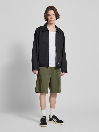 Dickies Loose fit korte broek met bandplooien, model 'UNIONVILLE' Olijfgroen - 1