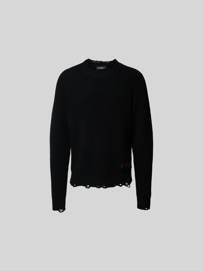 Dsquared2 Sweatshirt im Used-Look Black 2