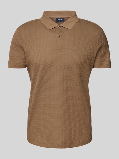 JOOP! Collection Poloshirt mit kurzer Knopfleiste Modell 'Bradley' Beige 2