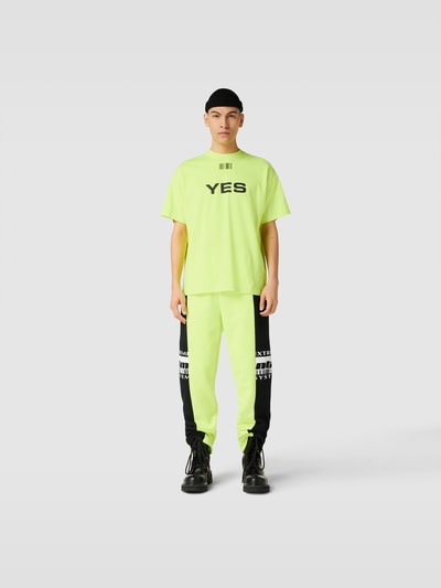 VTMNTS Sweatpants in Two-Tone-Machart Gelb 1