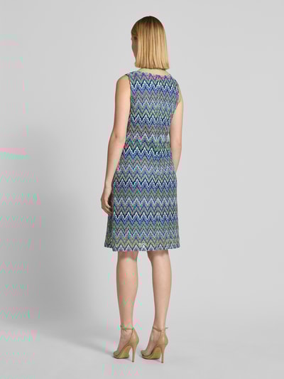 ROBE LÉGÈRE Knielanges Kleid mit tiefem V-Ausschnitt Tuerkis 5