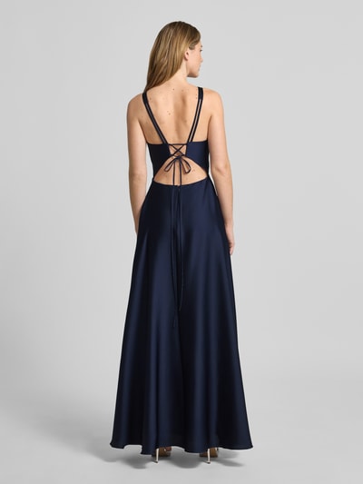 Hey Kyla Abendkleid mit rückseitiger Schnürung Marine 5