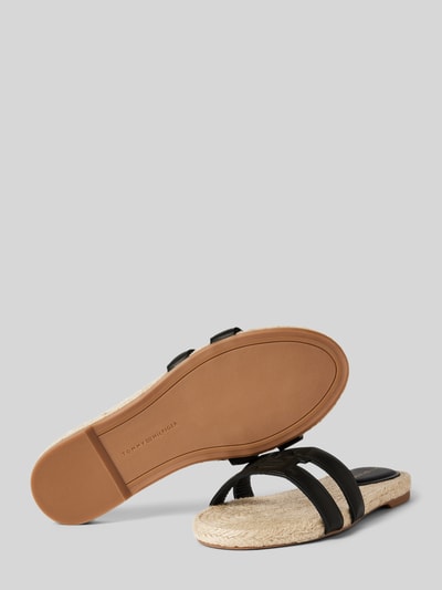 Tommy Hilfiger Slides in Flecht-Optik Black 4