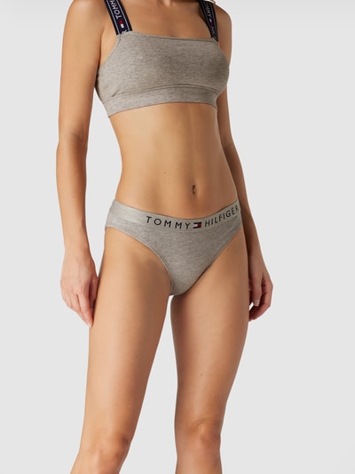 TOMMY HILFIGER Slip aus Baumwoll-Elasthan-Mix  Hellgrau 1