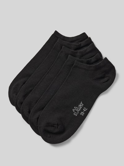 s.Oliver RED LABEL Sneaker-Socken aus Baumwoll-Mix im 5er-Pack Black 1