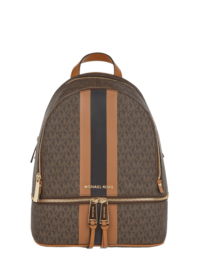 MICHAEL Michael Kors Rucksack mit Logo-Muster  Mittelbraun 1