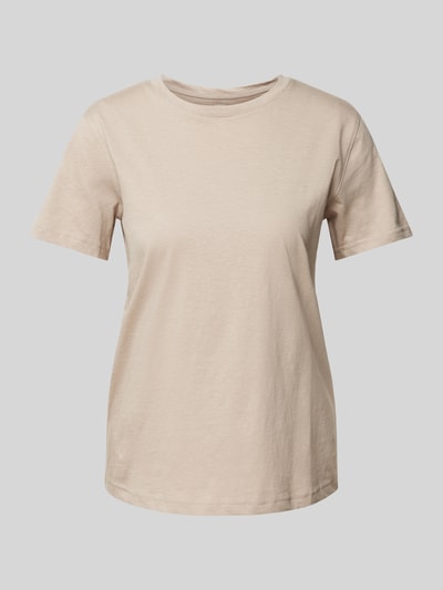 Mango T-Shirt mit Rundhalsausschnitt Modell 'CHALACA' Beige 2