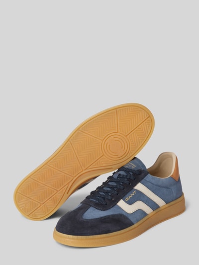 Gant Sneakers van leer in retrolook Marineblauw - 3