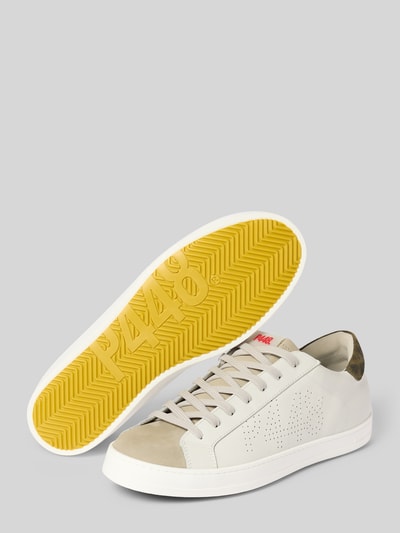 P448 Sneakersy sznurowane model ‘JOHN’ Biały 4