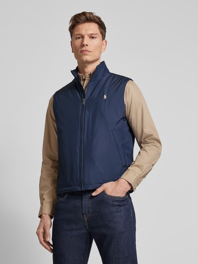 Polo Ralph Lauren Weste mit Logo-Stitching Marine 4