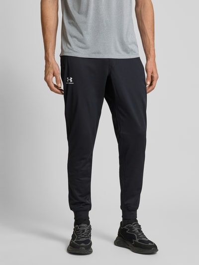 Under Armour Relaxed Fit Trainingshose mit Reißverschlusstaschen Black 4