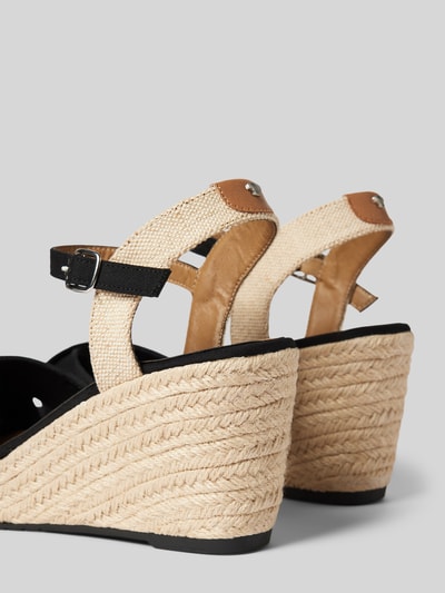 Tom Tailor Wedges mit Label-Stitching Black 2