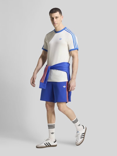 adidas Originals Regular fit t-shirt van puur katoen model '3S' Offwhite - 1