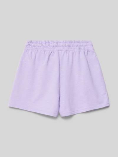 Garcia Regular fit sweatshorts met elastische band Lila - 3