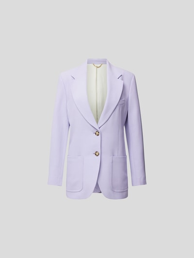 Victoria Beckham Blazer mit Reverskragen Lavender 2