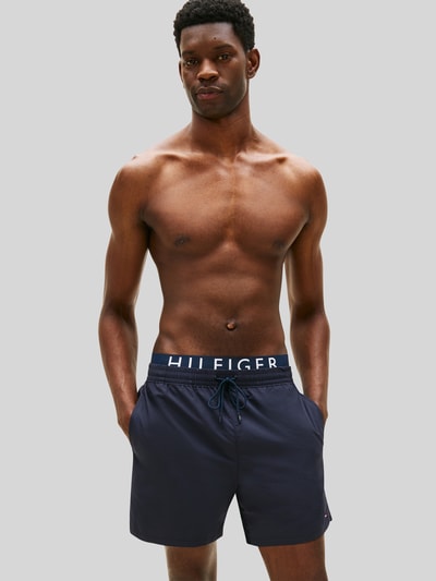 Tommy Hilfiger Badehose mit Logo-Bund Marine 4