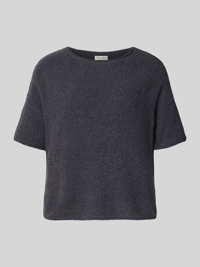 Marc O'Polo Boxy Fit Pullover aus Baumwoll-Mix-Frottee Anthrazit 2