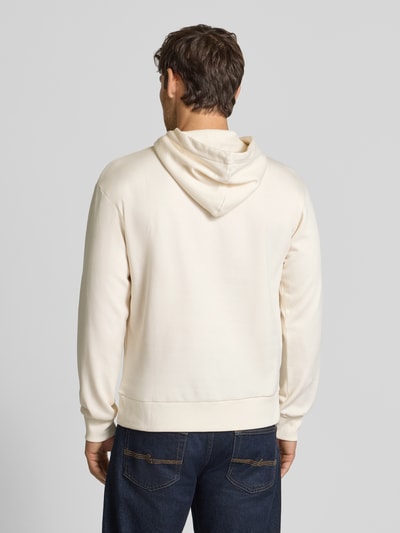 Tom Tailor Denim Regular fit hoodie van katoenmix Offwhite - 5