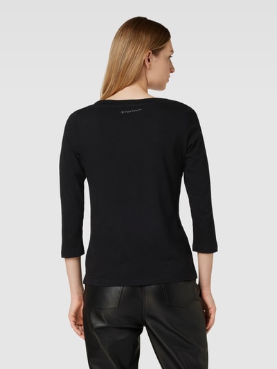 Tom Tailor Longsleeve mit U-Boot-Ausschnitt Black 5