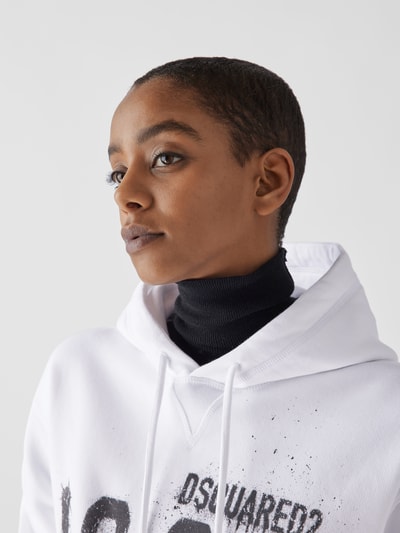 Dsquared2 Hoodie mit Label-Print Weiß 6