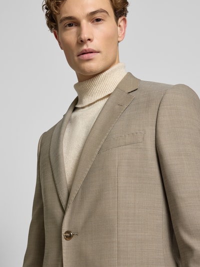 BOSS Slim Fit Anzug aus Schurwoll-Mix Modell 'H-HUGE-2Pcs-253' Beige 3