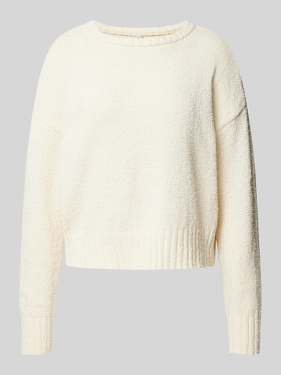 Only Loose Fit Strickpullover mit weichem Garn Modell 'TERESA' Offwhite 2