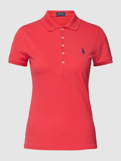 uitblinken geweer vrede Polo Ralph Lauren Poloshirt mit Label-Stitching Modell 'JULIE' (rot) online  kaufen