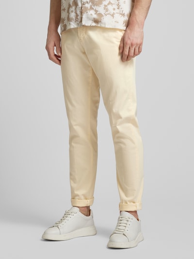 Tommy Hilfiger Slim Fit Chino mit Paspeltaschen Modell 'CHELSEA' Offwhite 4