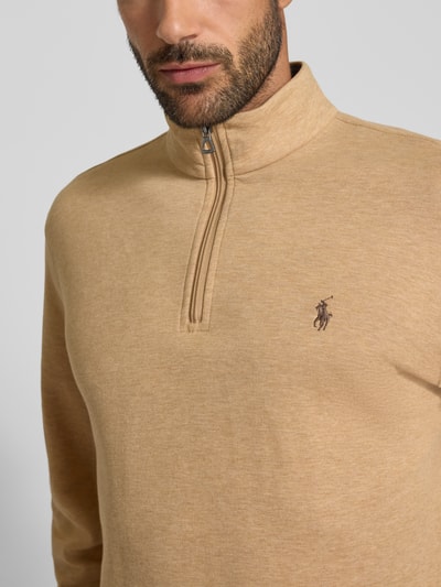 Polo Ralph Lauren Sweatshirt met labelstitching Camel - 3