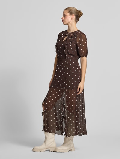 BAUM & PFERDGARTEN Regular Fit Maxikleid mit Rüschenbesatz Hazel 1