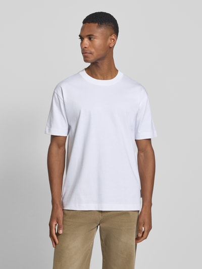 Marc O'Polo Relaxed Fit T-Shirt aus reiner Baumwolle Weiss 4