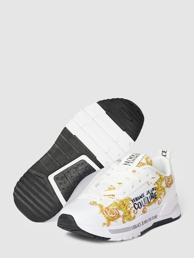 Versace Jeans Couture Sneaker mit Label-Print Modell 'FONDO' Weiss 4