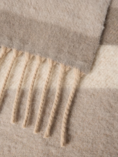Marc O'Polo Schal aus Schurwoll-Alpaka-Mix  Beige 2