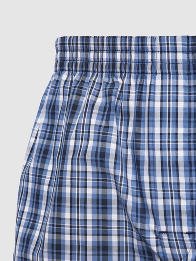 BOSS Boxershort met ruitmotief in een set van 2 stuks Blauw - 2