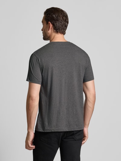 GANT Regular Fit T-Shirt mit Label-Stitching Dunkelgrau 5