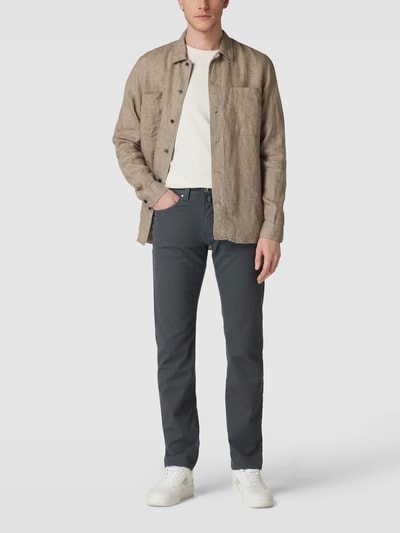 Pierre Cardin Hose mit Label-Details Modell 'Lyon' Anthrazit 1