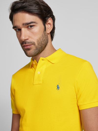 Polo Ralph Lauren Poloshirt mit Label-Stitching Gelb 3