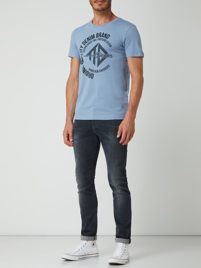 Tom Tailor Denim T-shirt z nadrukiem Jasnoniebieski 1