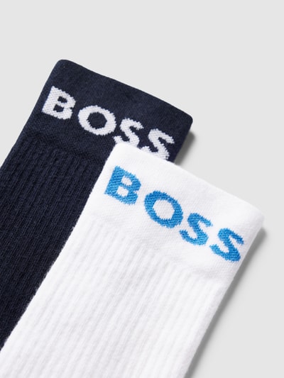 BOSS Socken mit Label-Detail im 2er-Pack Weiss 2
