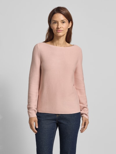 Marc O'Polo Regular Fit Pullover aus reiner Baumwolle Rosa 4