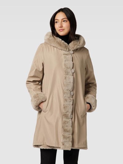 PETITE M. Kurzmantel mit Wendefunktion Beige 4