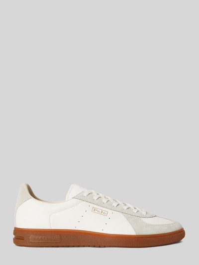 Polo Ralph Lauren Sneaker Low aus Rindsleder mit Logo-Prägung Weiss 2
