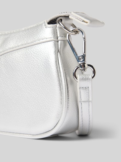 VALENTINO BAGS Schoudertas met labelapplicatie, model 'ELLY' Zilver - 2